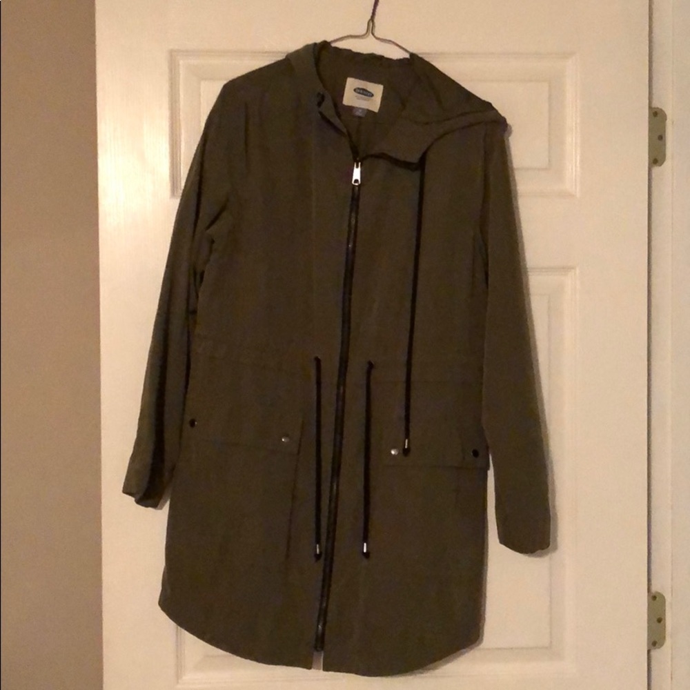 Long jacket (olive green)